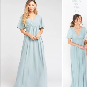 Show Me Your MuMu Emily Empire Maxi Dress